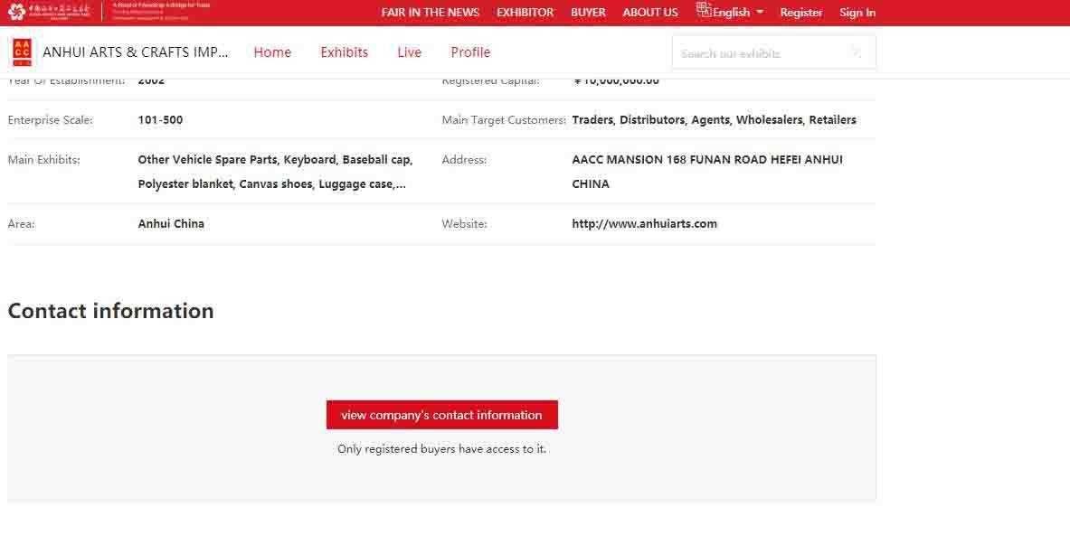 contact info