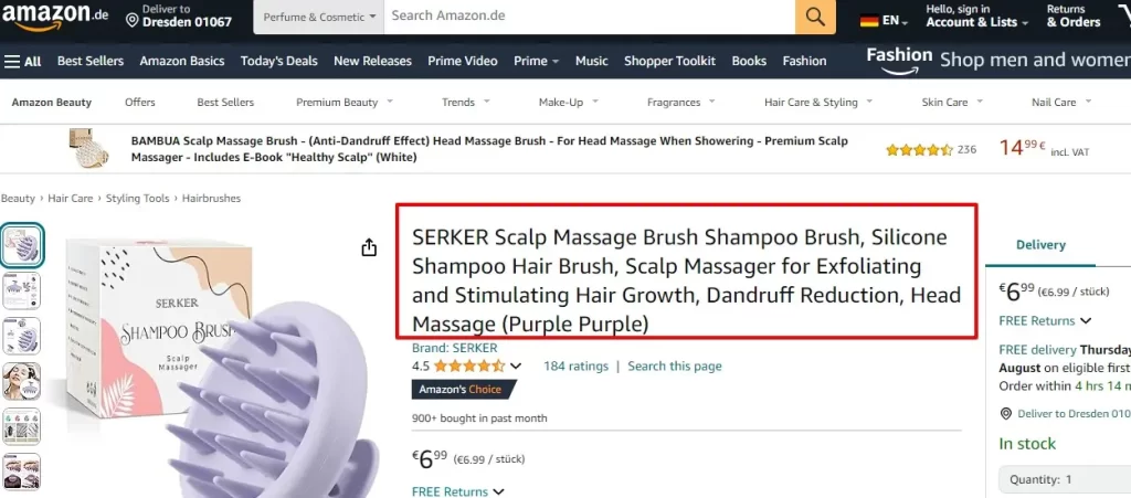 Listing Products on Amazon Germany 