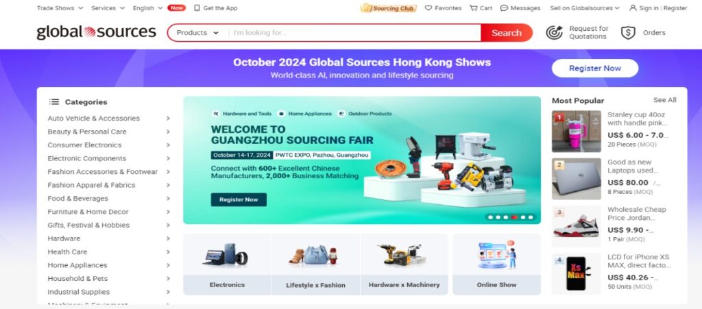 Global Sources platform