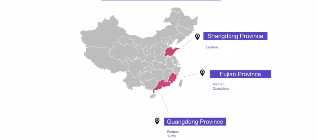 Stone and Marble Industry Regions in China