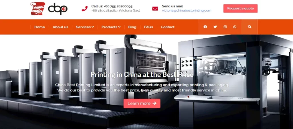 China Best Printing Ltd