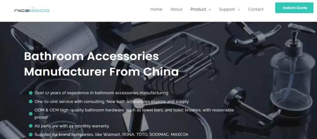Wholesale Bathroom Decor and Accessories Suppliers in China - Nicemoco