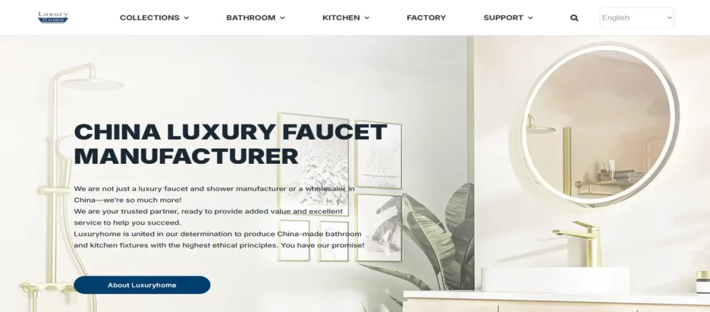 Wholesale Bathroom Decor and Accessories Suppliers in China - Luxury-home-faucet