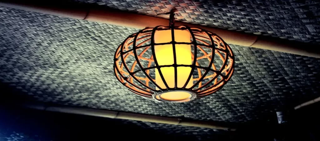 decorative bamboo lamps 