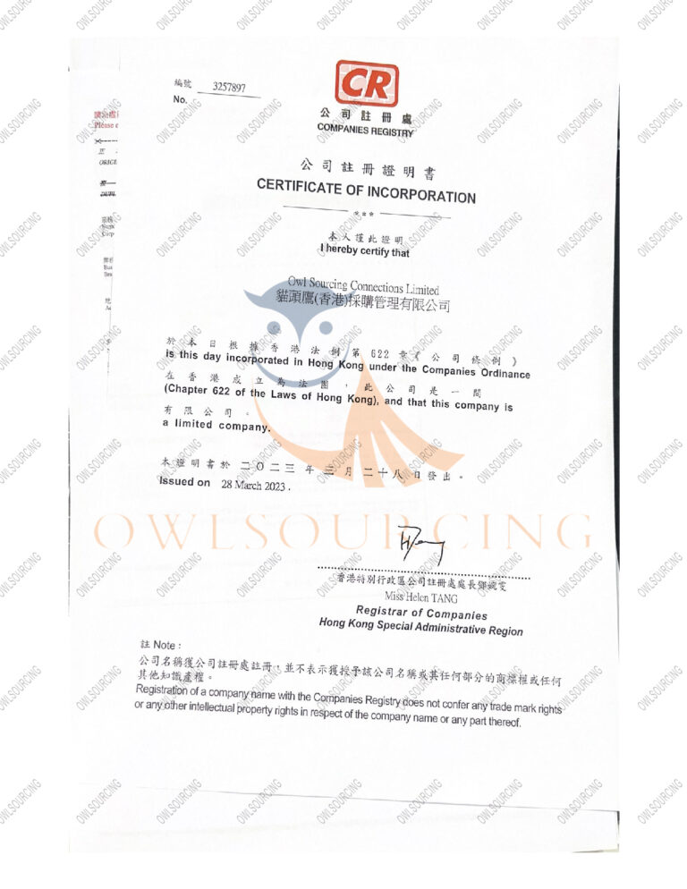 Business Registration Info
