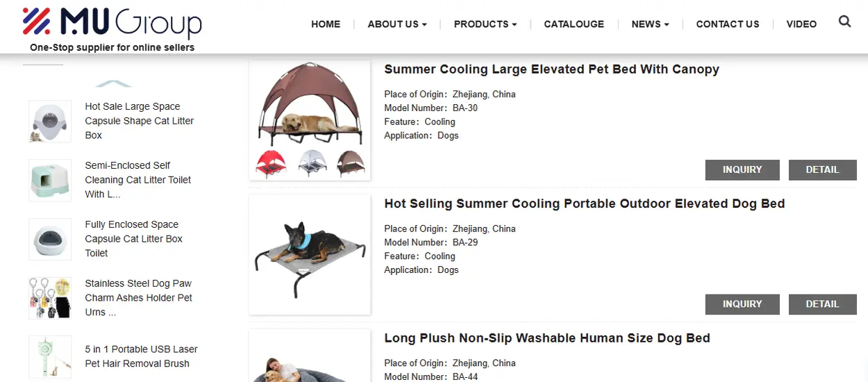 Custom Heated Dog Bed Chinese Suppliers-MU
